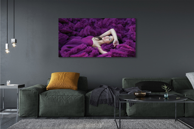 Cuadros sobre lienzo Púrpura femenina