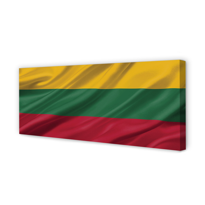 Cuadros sobre lienzo Bandera de lituania