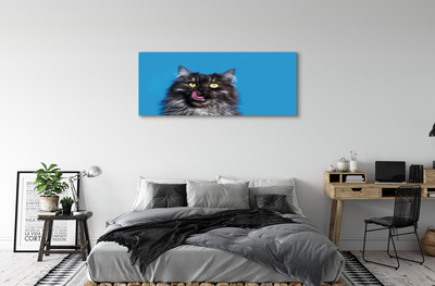 Cuadros sobre lienzo Oblizujący un gato