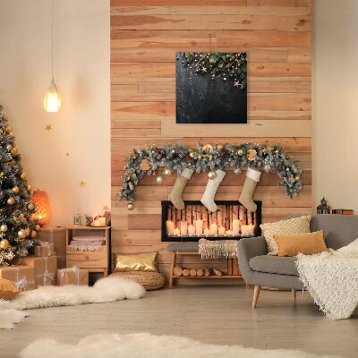 Cuadro en lienzo canvas árbol de navidad decoraciones de Navidad de la estrella