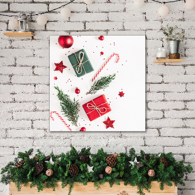 Cuadro en lienzo canvas Navidad Confitería regalo
