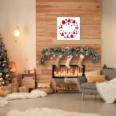 Cuadro en lienzo canvas Decoraciones de Navidad de vacaciones