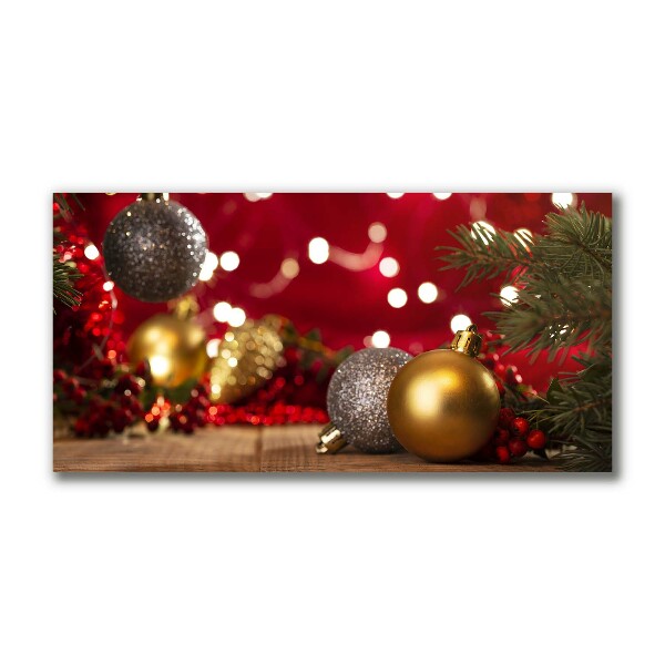 Cuadro en lienzo canvas bolas del árbol de Navidad Decoraciones