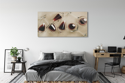 Cuadros sobre lienzo Copas de vino