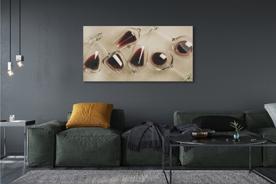Cuadros sobre lienzo Copas de vino