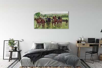 Cuadros sobre lienzo Montar a caballo del arte