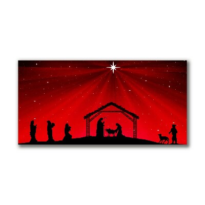 Cuadro en lienzo canvas días de fiesta de la estrella de Navidad