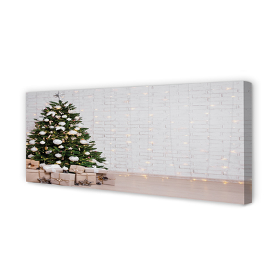 Cuadros sobre lienzo Decoración del árbol de los regalos de navidad