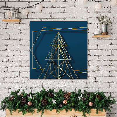Cuadro en lienzo canvas Árbol de navidad