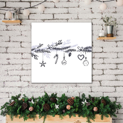 Cuadro en lienzo canvas vacaciones de invierno Decoración de Navidad