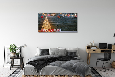 Cuadros sobre lienzo Regalos de navidad decoración del árbol de tableros