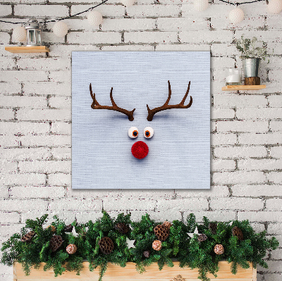Cuadro en lienzo canvas Santo reno Rudolf