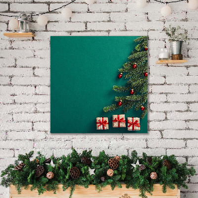 Cuadro en lienzo canvas Regalos de Navidad vacaciones de invierno