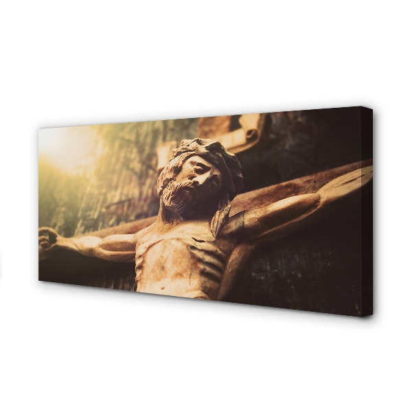 Cuadros sobre lienzo Jesús de madera