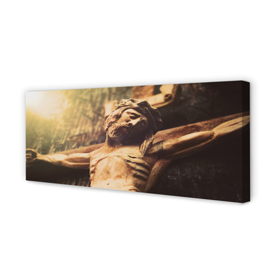 Cuadros sobre lienzo Jesús de madera