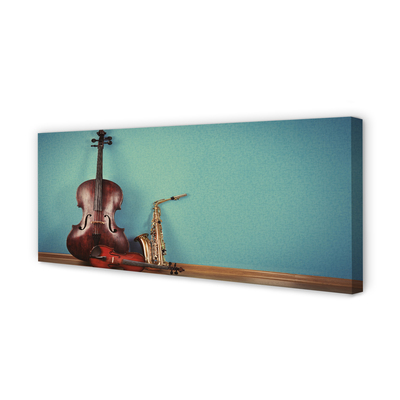 Cuadros sobre lienzo Trompeta violín