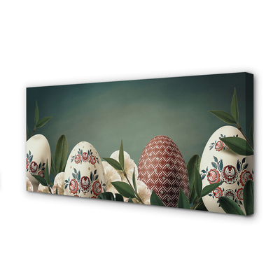 Cuadros sobre lienzo Hojas de las flores de huevo