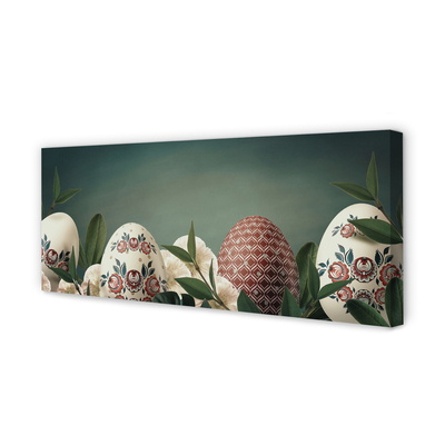 Cuadros sobre lienzo Hojas de las flores de huevo