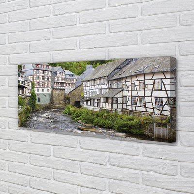 Cuadros sobre lienzo Alemania antiguo río edificios
