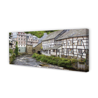 Cuadros sobre lienzo Alemania antiguo río edificios
