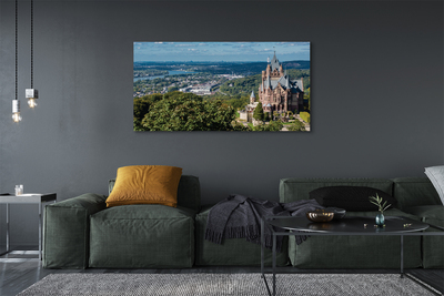 Cuadros sobre lienzo Alemania panorama del castillo de la ciudad