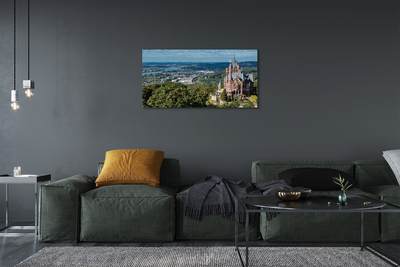 Cuadros sobre lienzo Alemania panorama del castillo de la ciudad