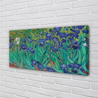 Cuadros sobre lienzo Flores del arte iris