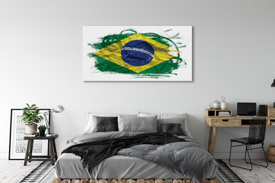 Cuadros sobre lienzo Bandera de brasil