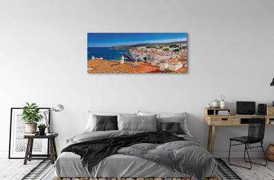 Cuadros sobre lienzo España montañas de la ciudad de mar