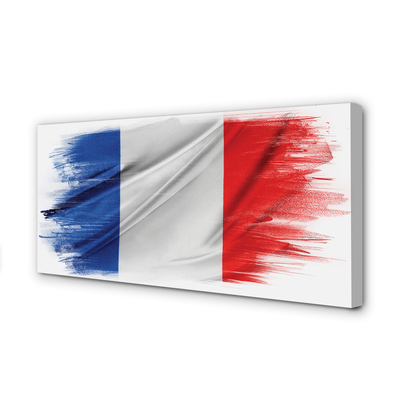Cuadros sobre lienzo La bandera de francia