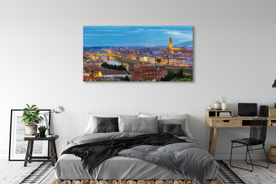 Cuadros sobre lienzo Italia panorama sunset