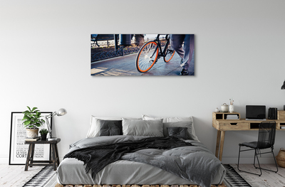 Cuadros sobre lienzo Ciudad segmento de la bicicleta