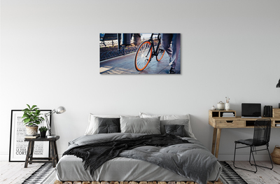 Cuadros sobre lienzo Ciudad segmento de la bicicleta