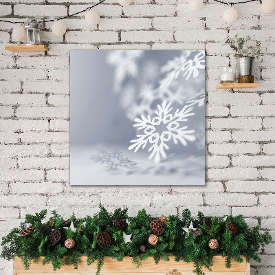 Cuadro en lienzo canvas Decoración de Navidad del copo de nieve