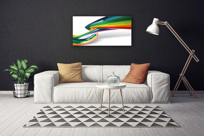 Cuadro en lienzo Abstracto arco iris arte