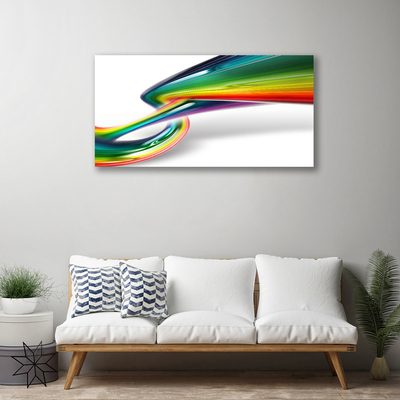 Cuadro en lienzo Abstracto arco iris arte