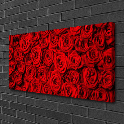 Cuadro en lienzo Rosas para la pared