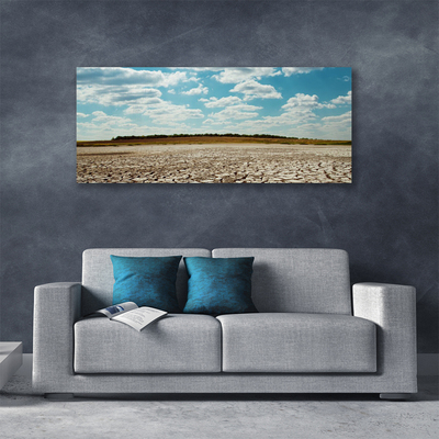 Cuadro en lienzo Desierto paisaje arena