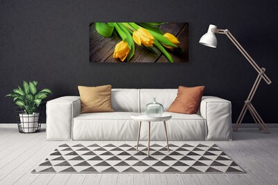Cuadro en lienzo Tulipanes flores