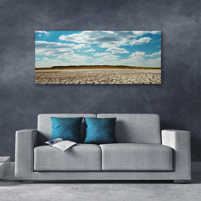 Cuadro en lienzo Desierto paisaje arena