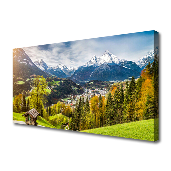 Cuadro en lienzo Alpes paisaje