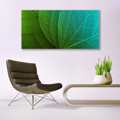Cuadro en lienzo Abstracto hojas planta