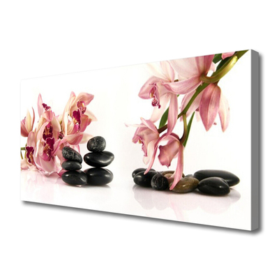Cuadro en lienzo Flor spa arte zen