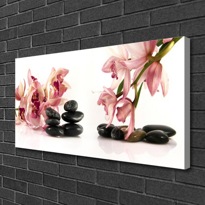 Cuadro en lienzo Flor spa arte zen