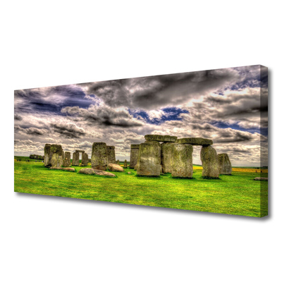 Cuadro en lienzo Stonehenge paisaje