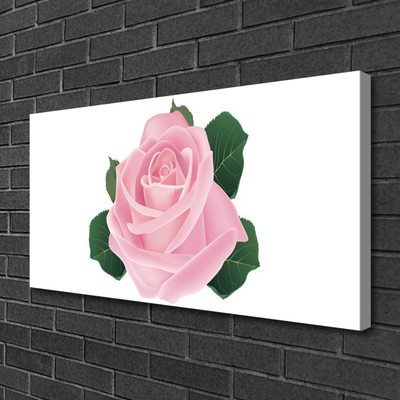 Cuadro en lienzo Rosa flor planta naturaleza