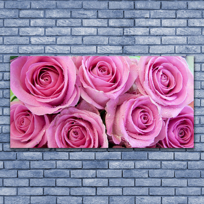 Cuadro en lienzo Rosas flores planta