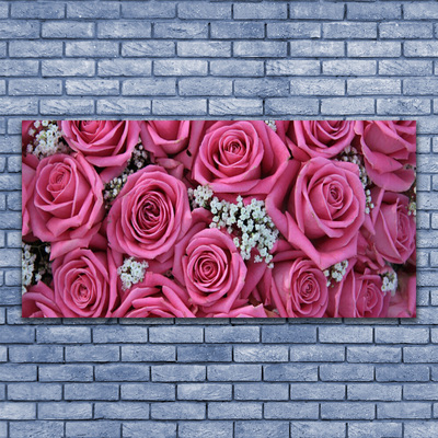 Cuadro en lienzo Rosas flores planta