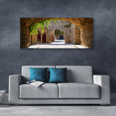 Cuadro en lienzo canvas Túnel callejón arquitectura