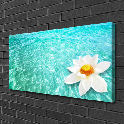 Cuadro en lienzo canvas Agua flor arte